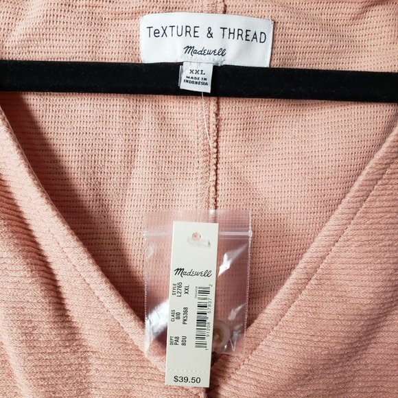 Madewell Texture & Thread Button-Front Tank Top - Picture 6 of 6